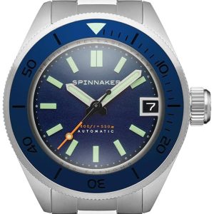 Spinnaker Herrklocka SP-5098-22 Piccard Blå/Stål ⌀45 mm