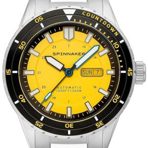 Spinnaker Herrklocka SP-5099-33 Hass Gul/Stål ⌀43 mm