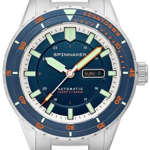 Spinnaker Herrklocka SP-5099-44 Hass Blå/Stål ⌀43 mm