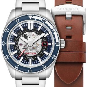 Spinnaker Herrklocka SP-5118-22 Fleuss Blå/Stål ⌀43 mm