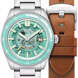 Spinnaker Herrklocka SP-5118-44 Fleuss Grön/Stål ⌀43 mm