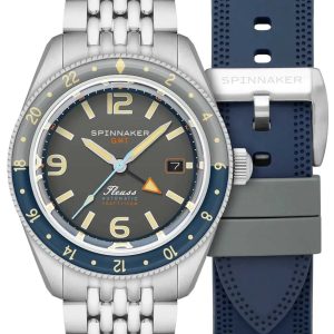 Spinnaker Herrklocka SP-5120-11 Fleuss Grå/Stål ⌀43 mm
