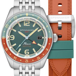 Spinnaker Herrklocka SP-5120-33 Fleuss Grön/Stål ⌀43 mm