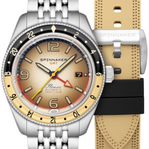 Spinnaker Herrklocka SP-5120-AA Fleuss Brun/Stål ⌀43 mm