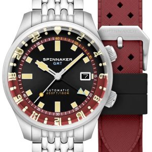 Spinnaker Herrklocka SP-5121-11 Bradner Svart/Stål ⌀42 mm