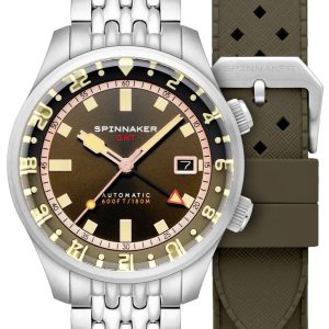 Spinnaker Herrklocka SP-5121-22 Bradner Brun/Stål ⌀42 mm