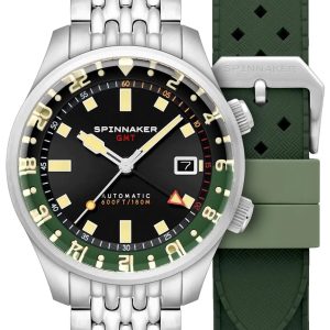 Spinnaker Herrklocka SP-5121-44 Bradner Svart/Stål ⌀42 mm