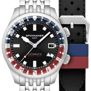 Spinnaker Herrklocka SP-5121-55 Bradner Svart/Stål ⌀42 mm