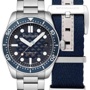 Spinnaker Herrklocka SP-5129-11 Croft Blå/Stål ⌀40 mm