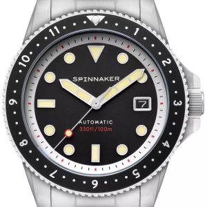Spinnaker Herrklocka SP-5136-11 Croft Pioneer Svart/Stål ⌀42 mm