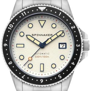 Spinnaker Herrklocka SP-5136-55 Croft Pioneer Antikvit/Stål ⌀42 mm