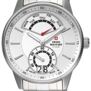 Swiss Military by Chrono 34037.02 Classic Silverfärgad/Stål Ø41 mm