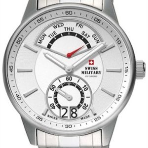 Swiss Military by Chrono 34037.02 Classic Silverfärgad/Stål ⌀41 mm