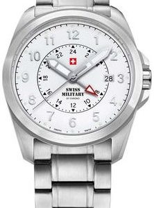 Swiss Military by Chrono Herrklocka 29000.02 Vit/Stål Ø40 mm