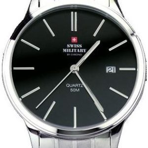 Swiss Military by Chrono Herrklocka 32043.01 Classic Svart/Stål Ø42