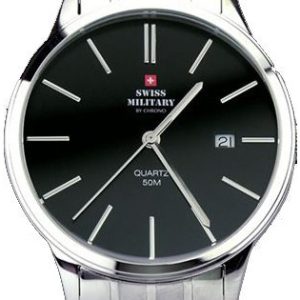 Swiss Military by Chrono Herrklocka 32043.01 Classic Svart/Stål Ø42