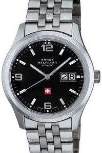 Swiss Military by Chrono Herrklocka 34004.01 Classic Svart/Stål Ø39