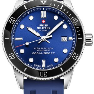 Swiss Military by Chrono Herrklocka SM34088.08 Sport Diver Blå/Plast