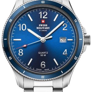 Swiss Military by Chrono Herrklocka SM34096.03 Classic Blå/Stål