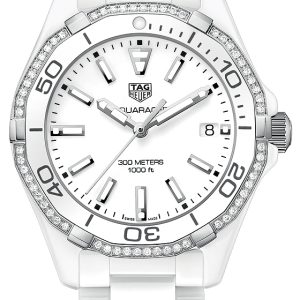 TAG Heuer Damklocka WAY1396.BH0717 Aquaracer Lady Vit/Keramik ⌀35 mm