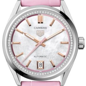 TAG Heuer Damklocka WBN2315.FC8331 Carrera Läder ⌀36 mm