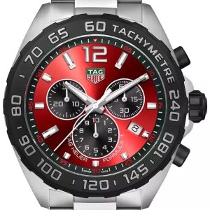TAG Heuer Herrklocka CAZ101AN.BA0842 Formula 1 Chronograph Röd/Stål