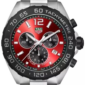 TAG Heuer Herrklocka CAZ101AN.BA0842 Formula 1 Chronograph Röd/Stål