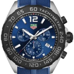 TAG Heuer Herrklocka CAZ101AV.FT8077 Formula 1 Blå/Gummi ⌀43 mm