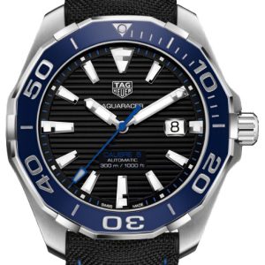 TAG Heuer Herrklocka WAY201C.FC6395 Aquaracer Svart/Gummi ⌀43 mm