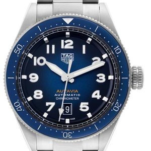 TAG Heuer Herrklocka WBE5116.EB0173 Autavia Blå/Stål ⌀42 mm