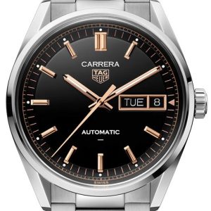 TAG Heuer Herrklocka WDA2111.BA0043 Carrera Svart/Stål ⌀41 mm