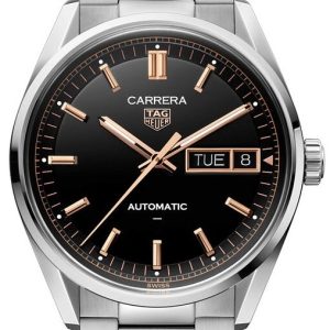 TAG Heuer Herrklocka WDA2111.BA0043 Carrera Svart/Stål ⌀41 mm