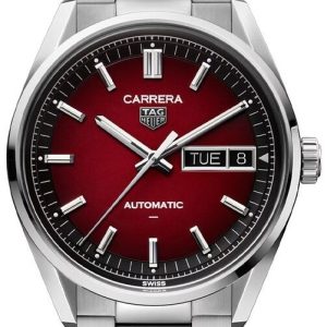 TAG Heuer Herrklocka WDA2113.BA0043 Carrera Röd/Stål ⌀41 mm