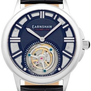 Thomas Earnshaw Herrklocka ES-8239-02 Disraeli Blå/Läder Ø42 mm