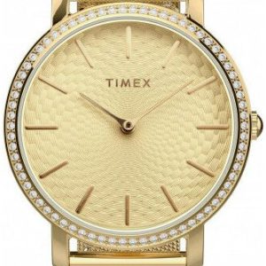 Timex Damklocka TW2V52200 Transcend Guld/Gulguldtonat stål Ø34 mm