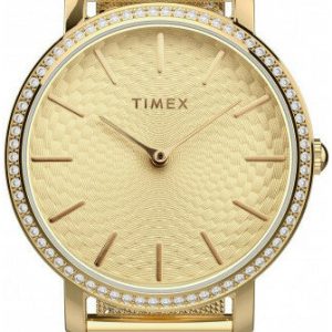 Timex Damklocka TW2V52200 Transcend Guld/Gulguldtonat stål ⌀34 mm