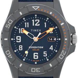 Timex Herrklocka TW2V40300 Classic Blå/Textil Ø46 mm