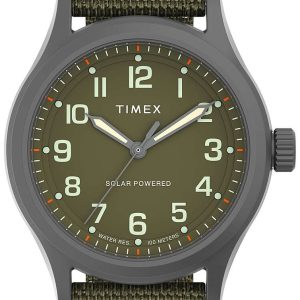Timex Herrklocka TW2V64700 Classic Grön/Textil ⌀41 mm