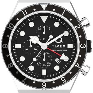 Timex Herrklocka TW2V70000 Q Svart/Gummi Ø40 mm