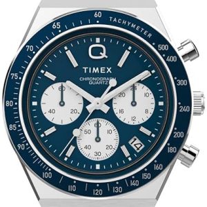 Timex Herrklocka TW2W51600 Q Blå/Stål Ø40 mm