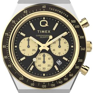 Timex Herrklocka TW2W64200 Q Svart/Stål Ø40 mm