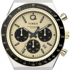 Timex Herrklocka TW2W64400 Q Beige/Läder Ø40 mm