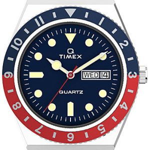 Timex TW2V32100 Q Blå/Gummi Ø38 mm