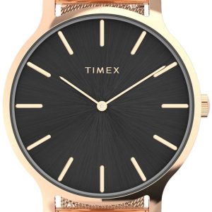 Timex TW2W19600 Transcend Svart/Roséguldstonat stål Ø38 mm