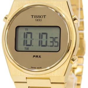 Tissot Damklocka T137.263.33.020.00 PRX Digital Guldtonad/Guldtonat