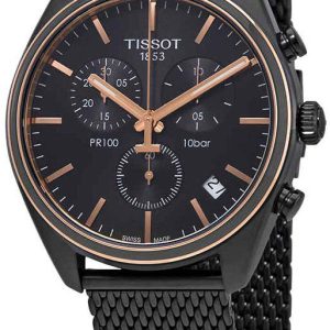 Tissot Herrklocka T101.417.23.061.00 Pr 100 Svart/Stål ⌀41 mm
