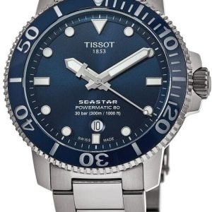 Tissot Herrklocka T120.407.11.041.03 Seastar Blå/Stål ⌀43 mm