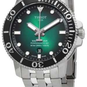 Tissot Herrklocka T120.407.11.091.01 Seastar Grön/Stål Ø43 mm