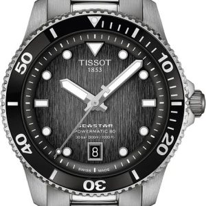 Tissot Herrklocka T120.807.11.051.00 Seastar 1000 Svart/Stål ⌀40 mm