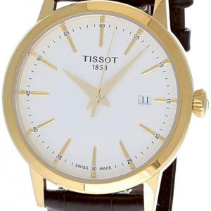 Tissot Herrklocka T129.410.36.261.00 Classic Dream Beige/Läder ⌀42